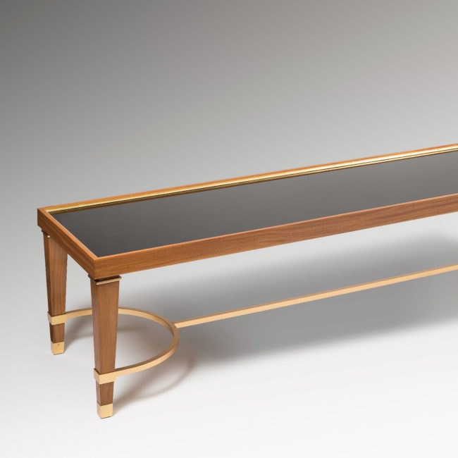 Jacques Adnet, Exceptional coffee table created for the Palais des Consuls in Rouen