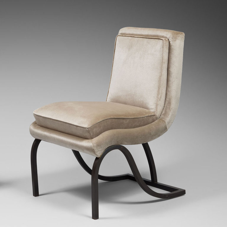 Eugène Printz, Pair of living-room chairs (sold)