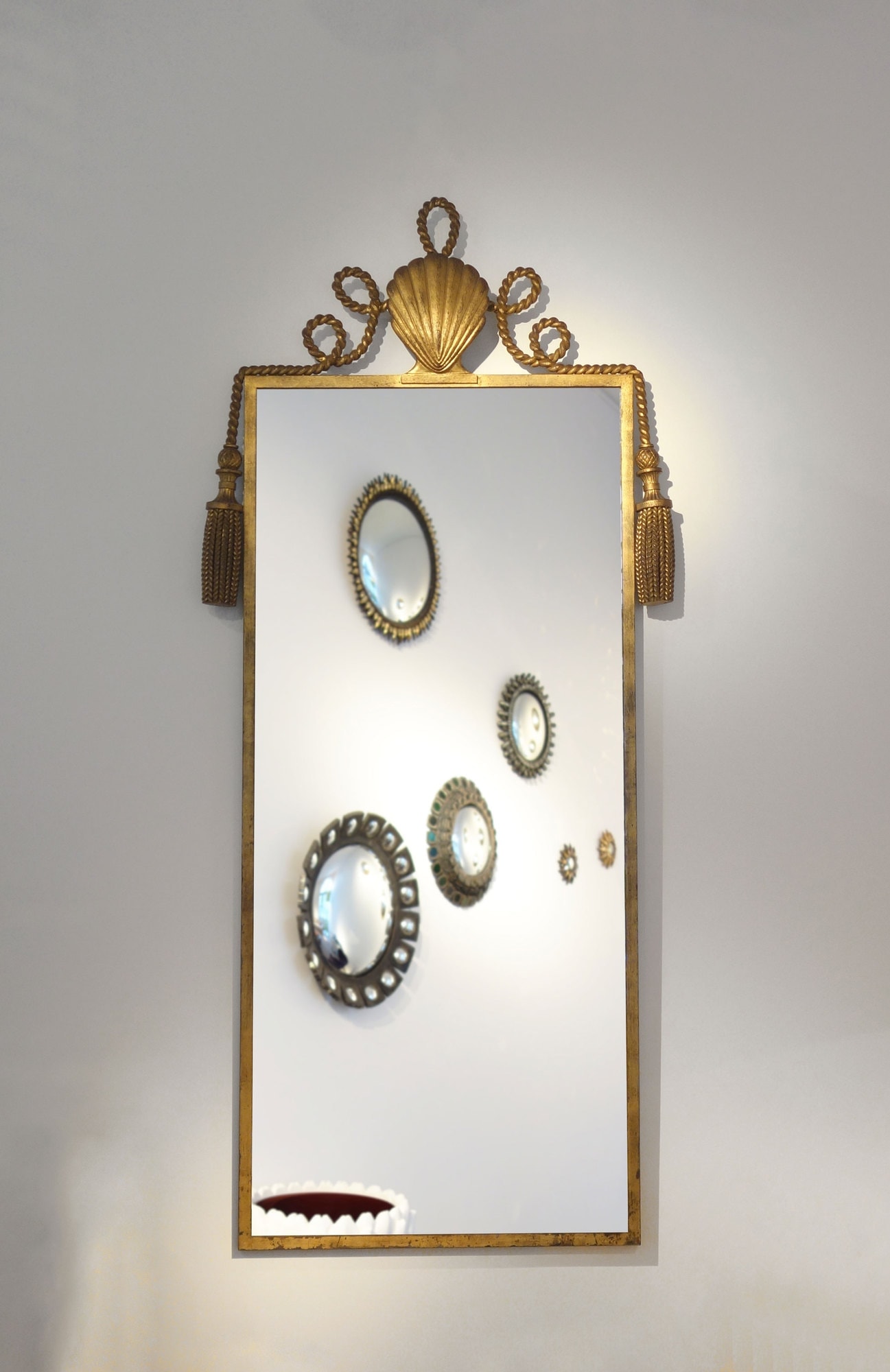 Gilbert Poillerat, Important and rare mirror (sold), vue 01