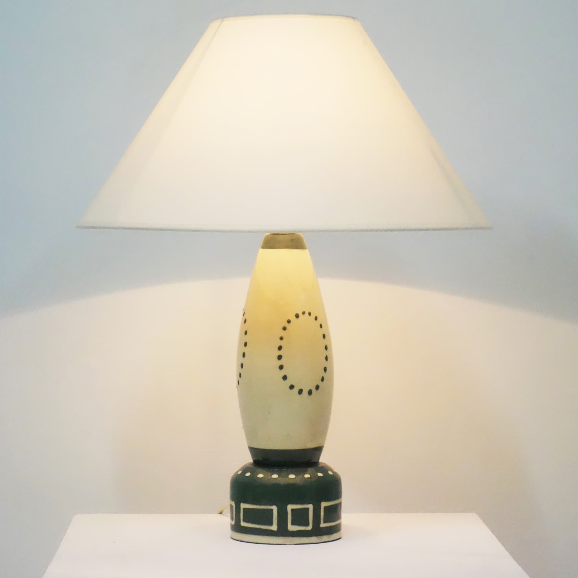 Francis Jourdain, Lampe à poser en céramique (vendue), vue 01