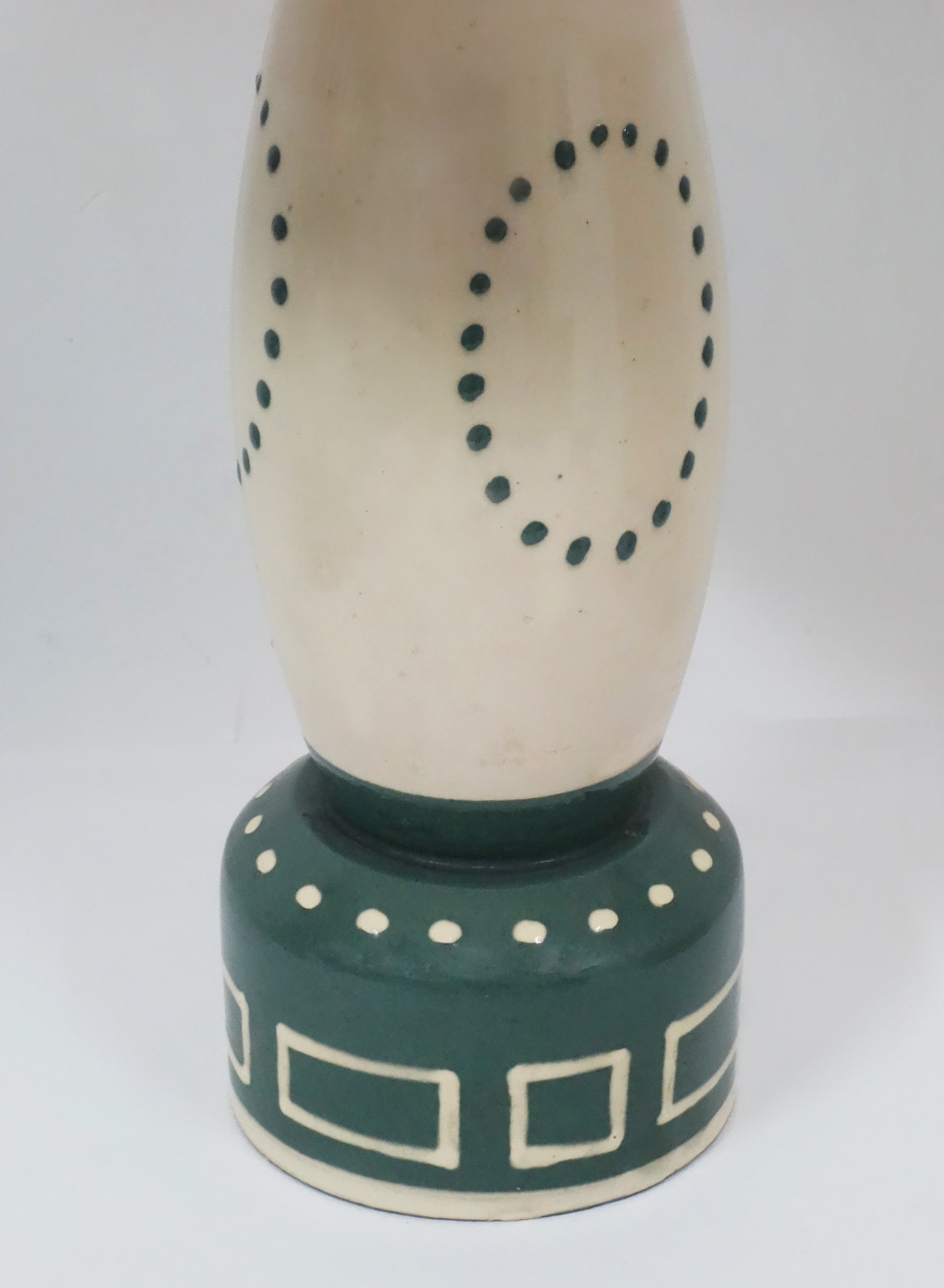 Francis Jourdain, Ceramic table lamp (sold), vue 01