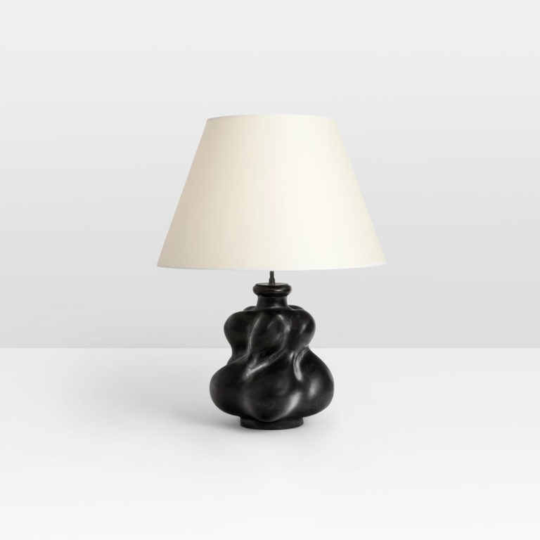 Georges Jouve, Important ceramic lamp