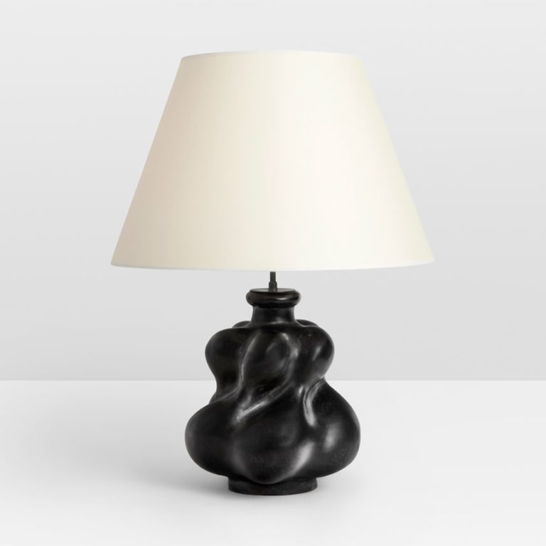 Georges Jouve, Importante lampe en céramique