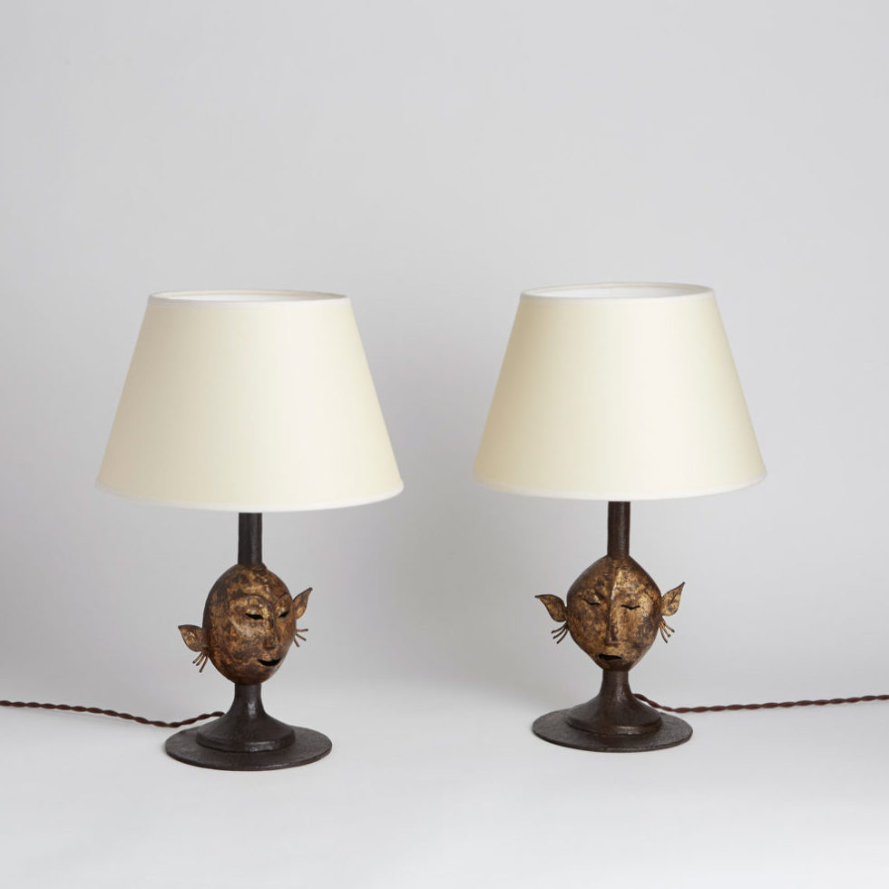 Jean-Charles Moreux, Pair of lamps, vue 01