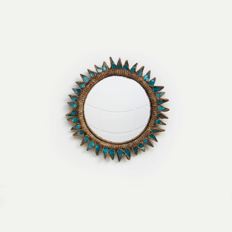 Line Vautrin, Blue «Chardon» mirror