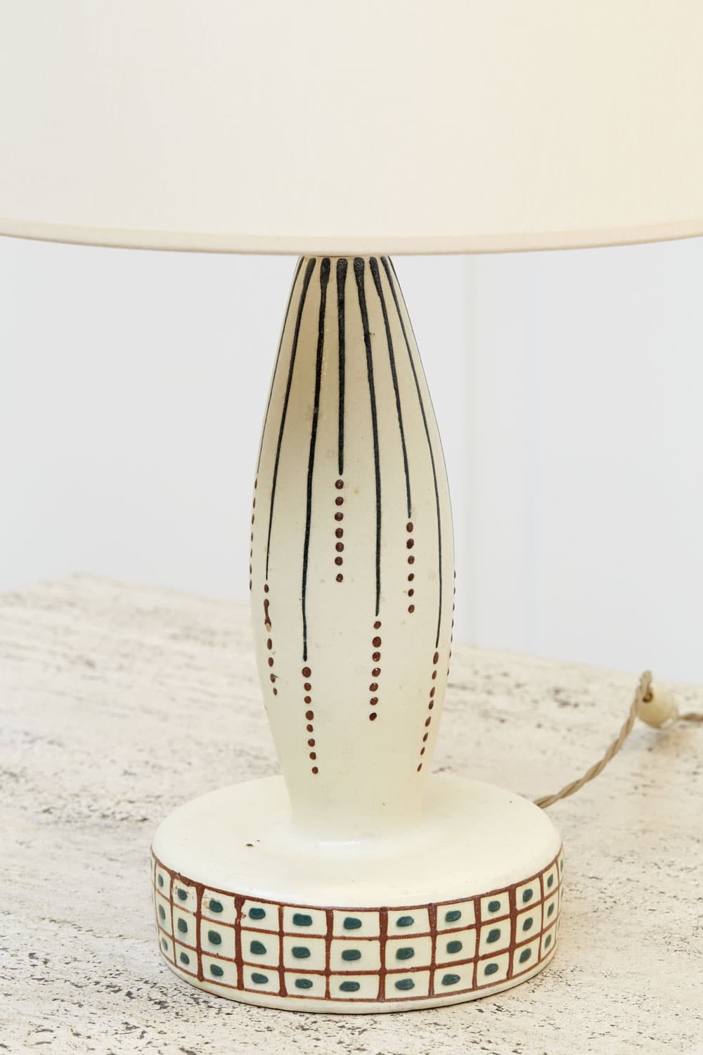 Francis Jourdain, Lampe en céramique, vue 01