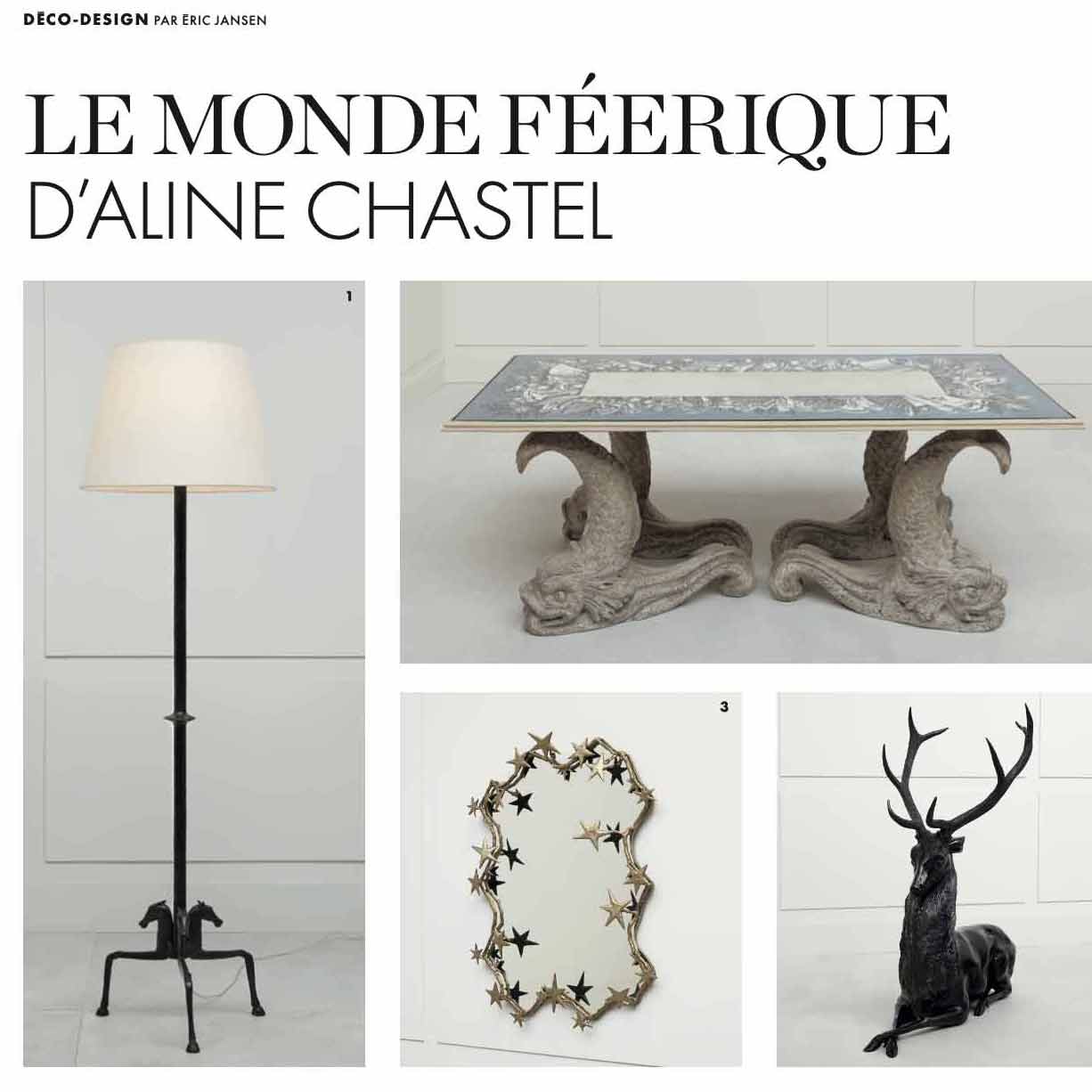 “Le Monde Féerique d’Aline Chastel”, L’Eventail, Avril 2022
