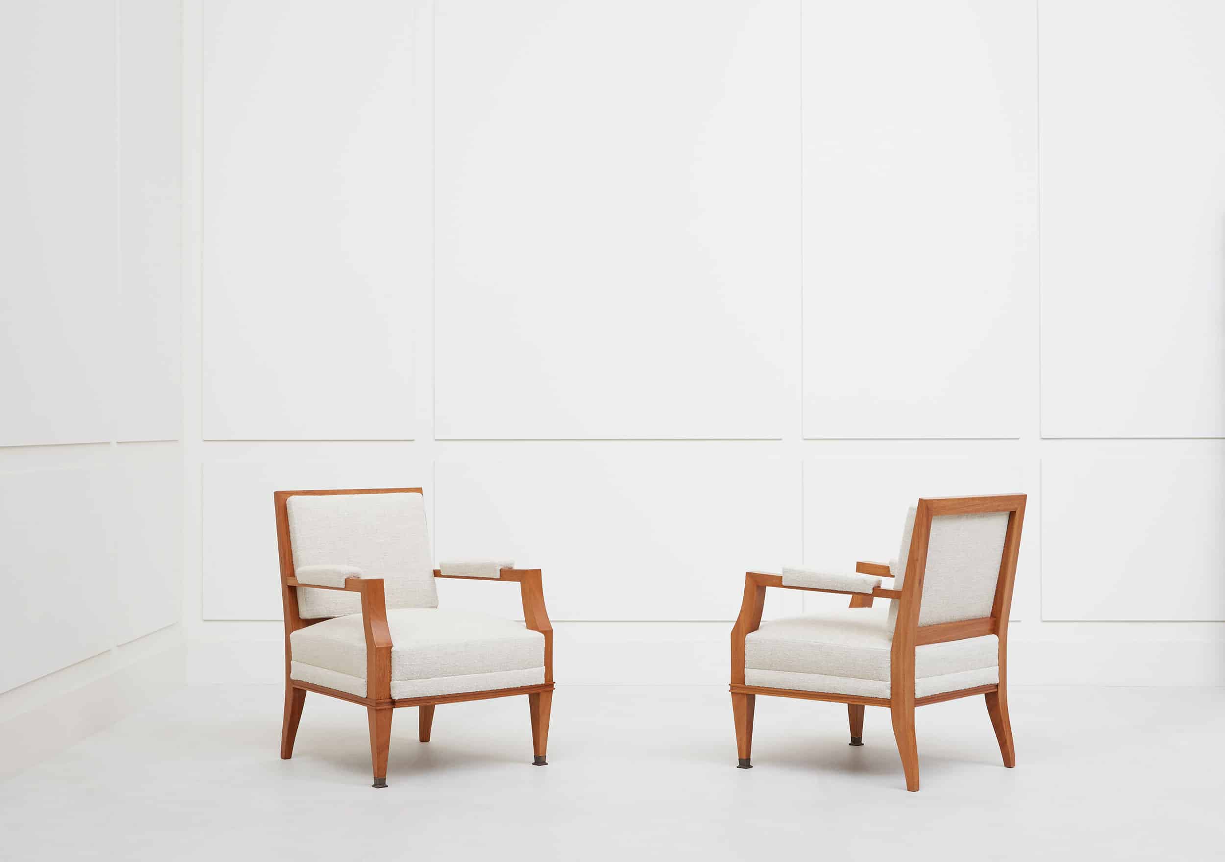 Jacques Quinet, Pair of armchairs, vue 01