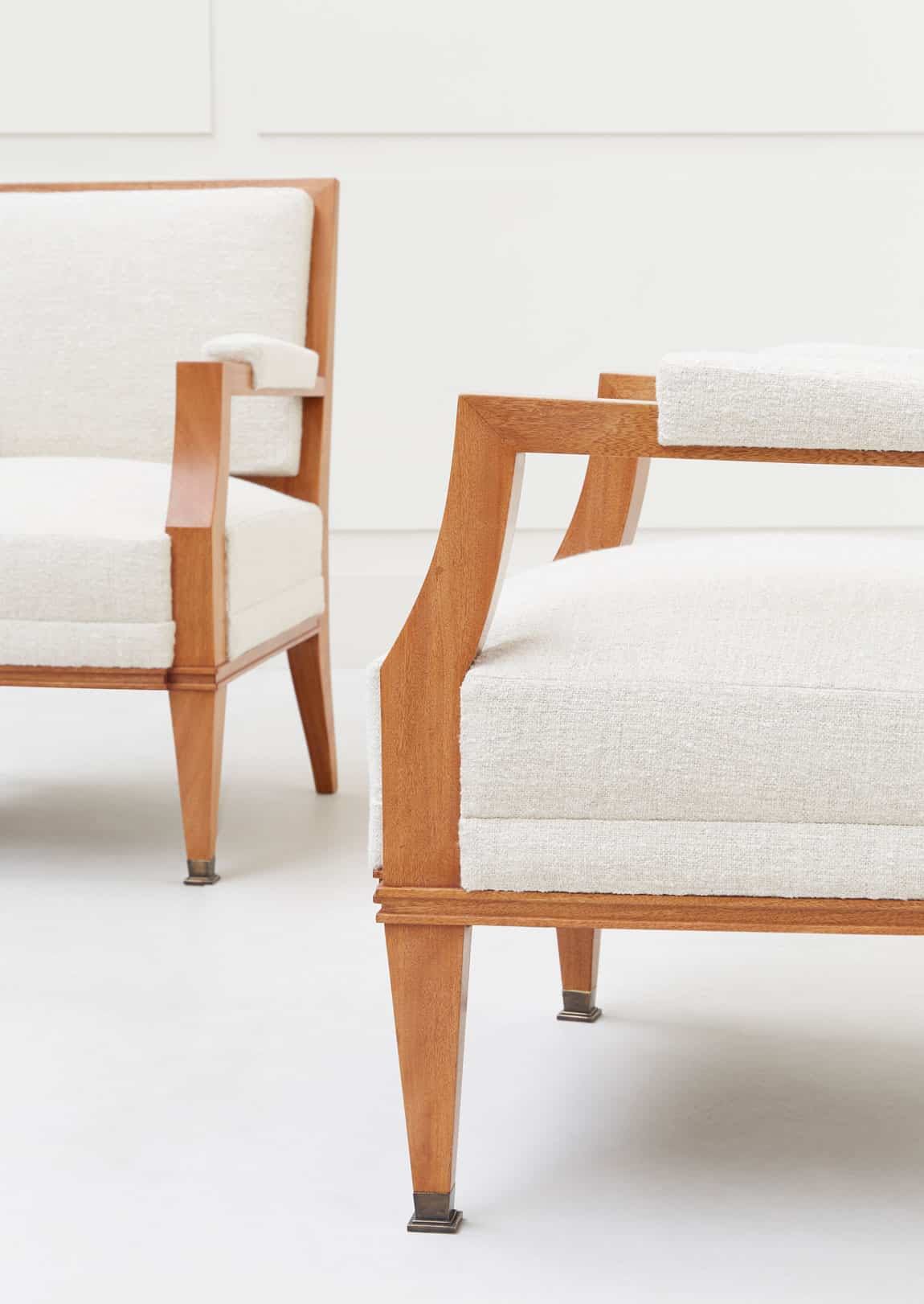 Jacques Quinet, Pair of armchairs, vue 01