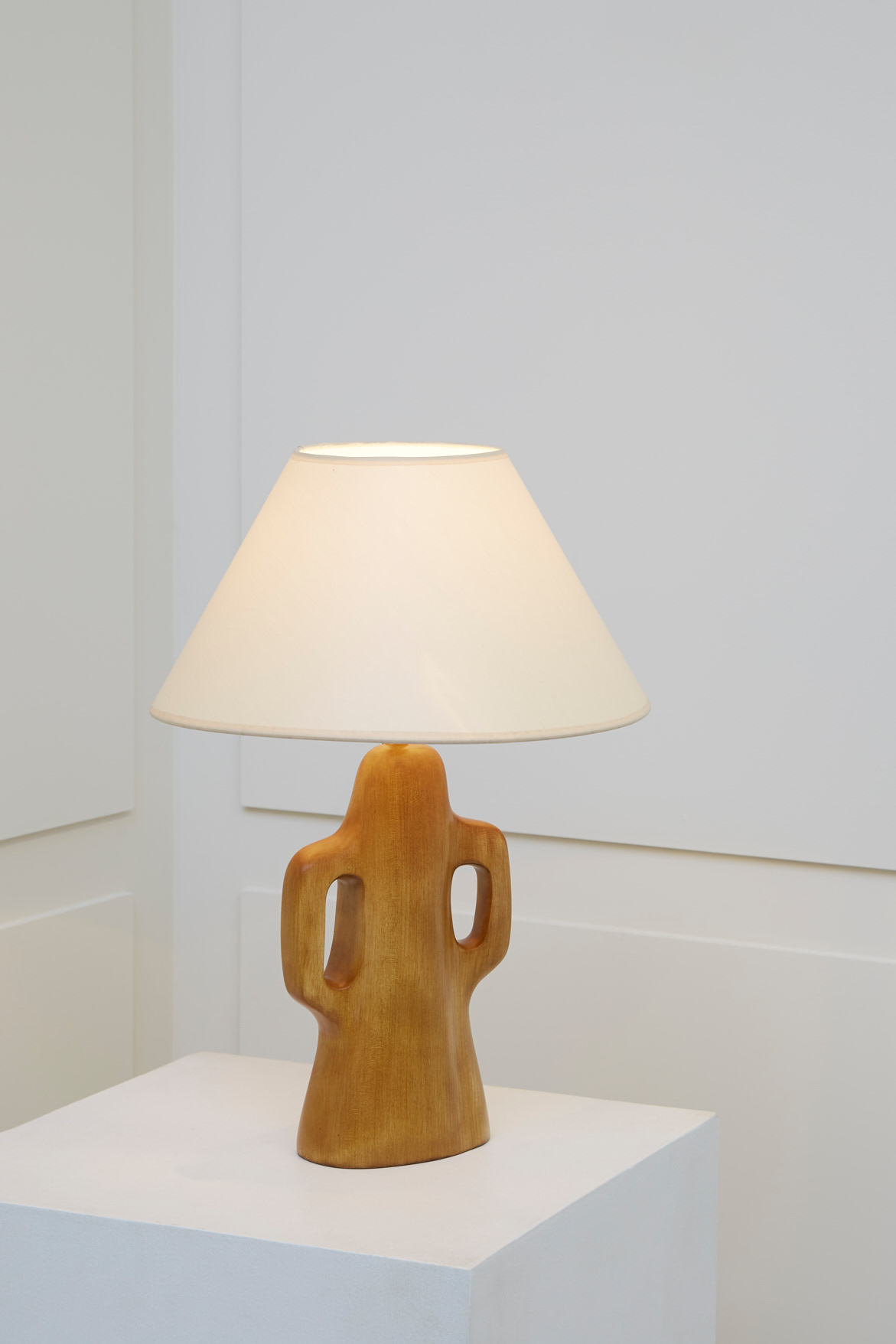 Alexandre Noll, Cherry wood lamp, vue 01