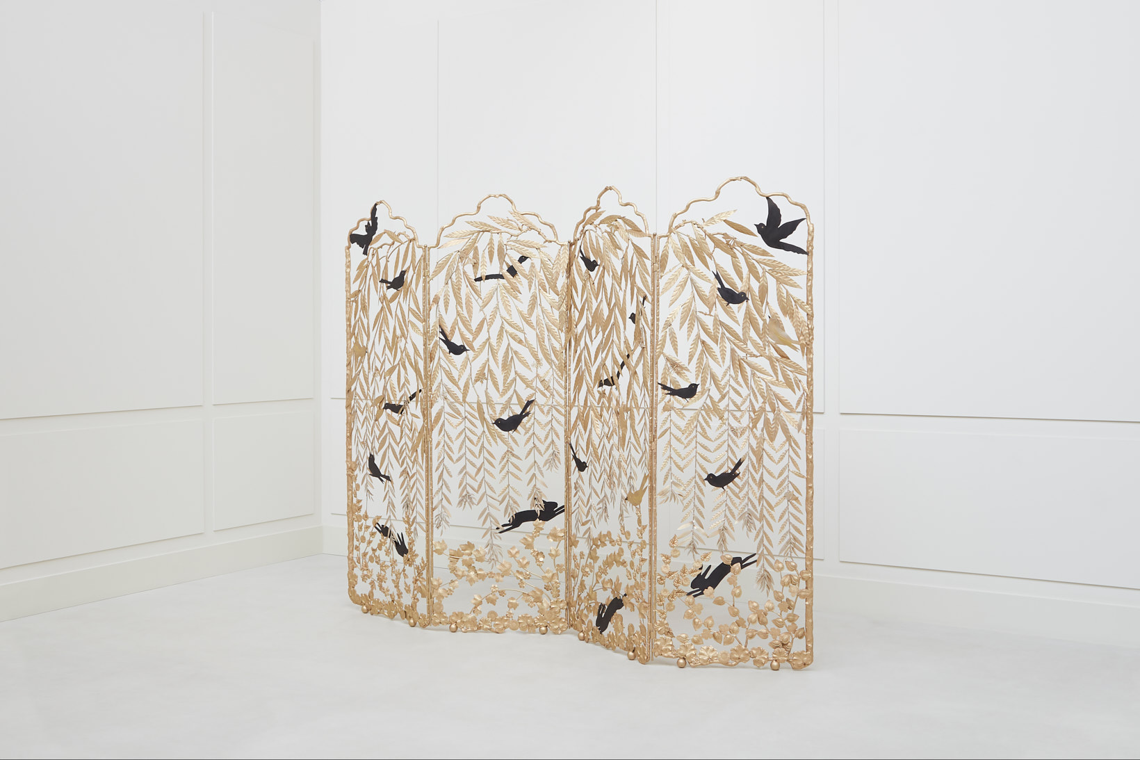 Joy de Rohan Chabot ,«The Weeping Willow , Black birds and Rabbits», vue 01