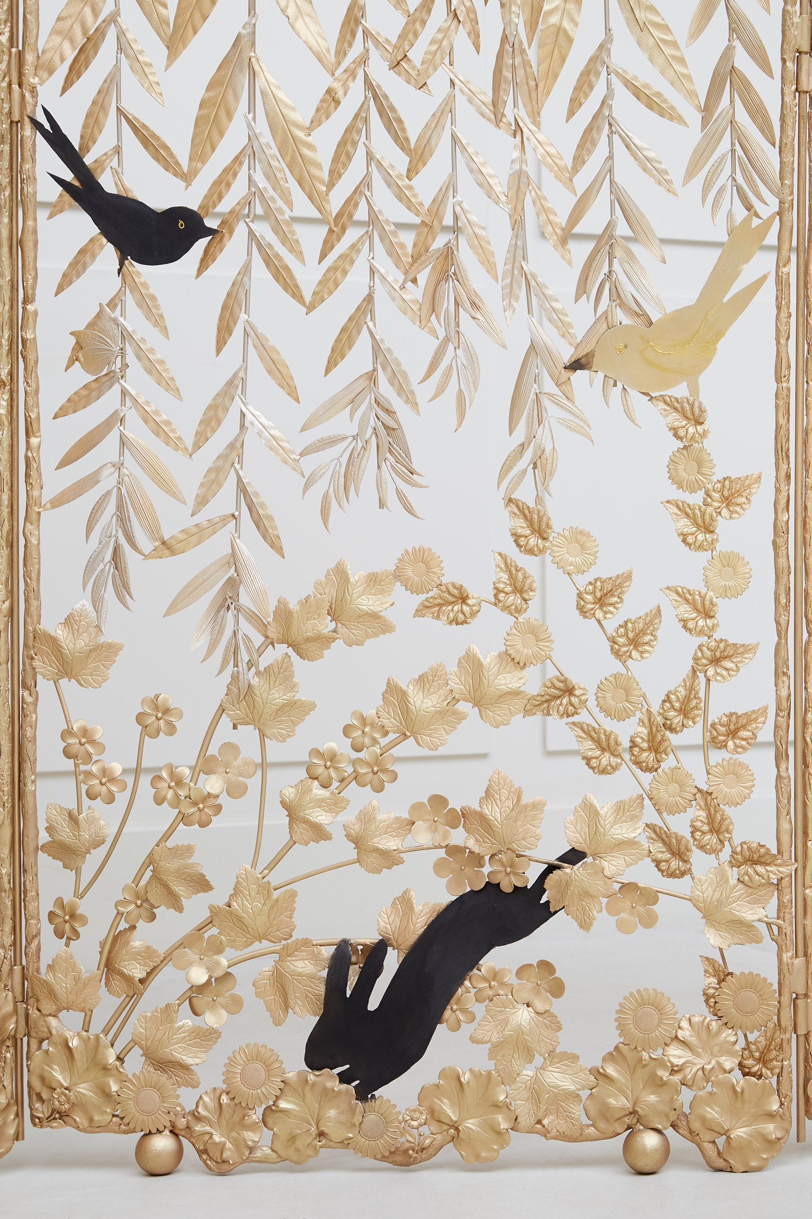 Joy de Rohan Chabot, “The weeping willow, black birds and rabbits”, vue 01