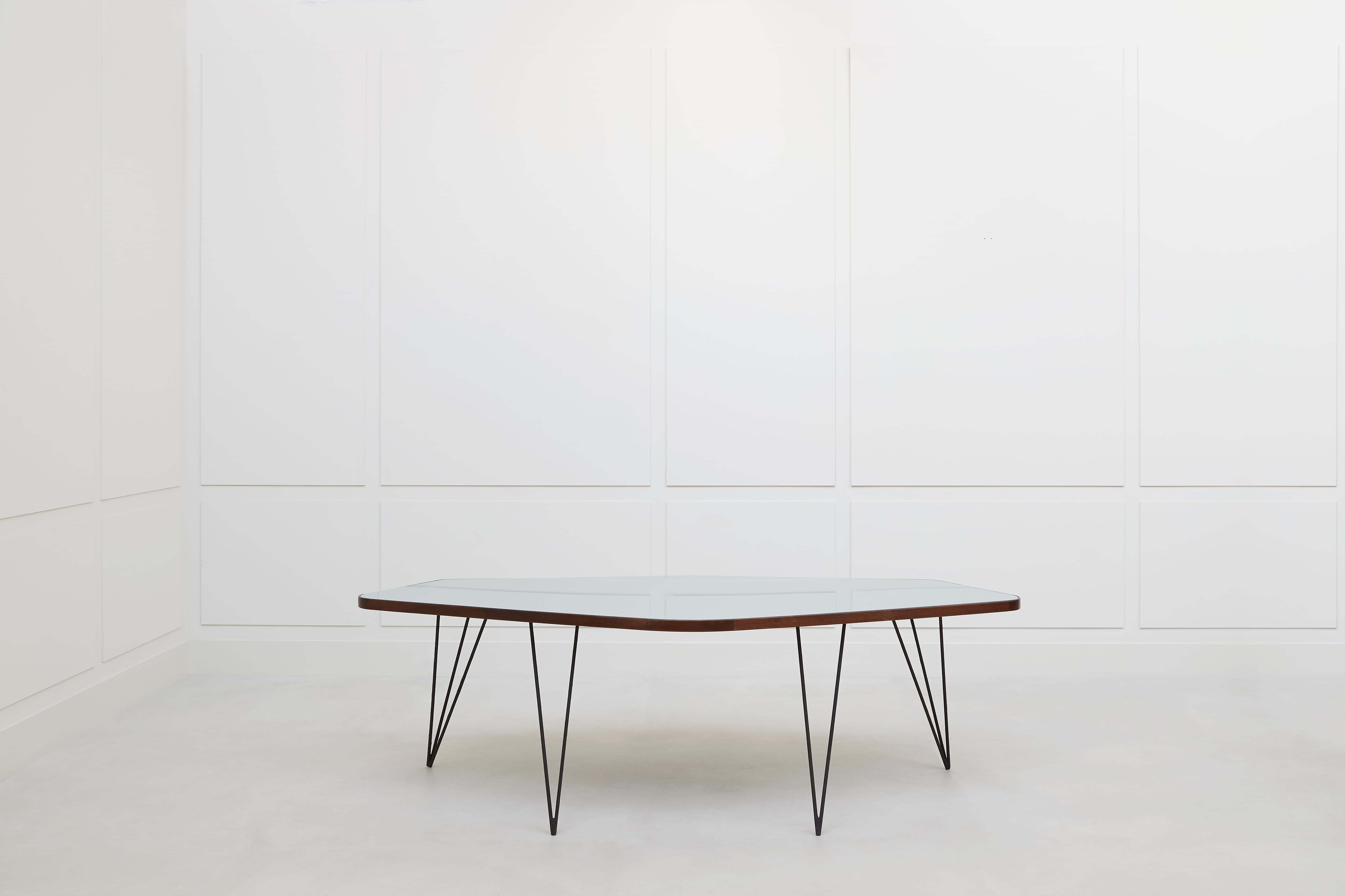 Joaquim Tenreiro, importante et rare table « Abstrata », vue 01