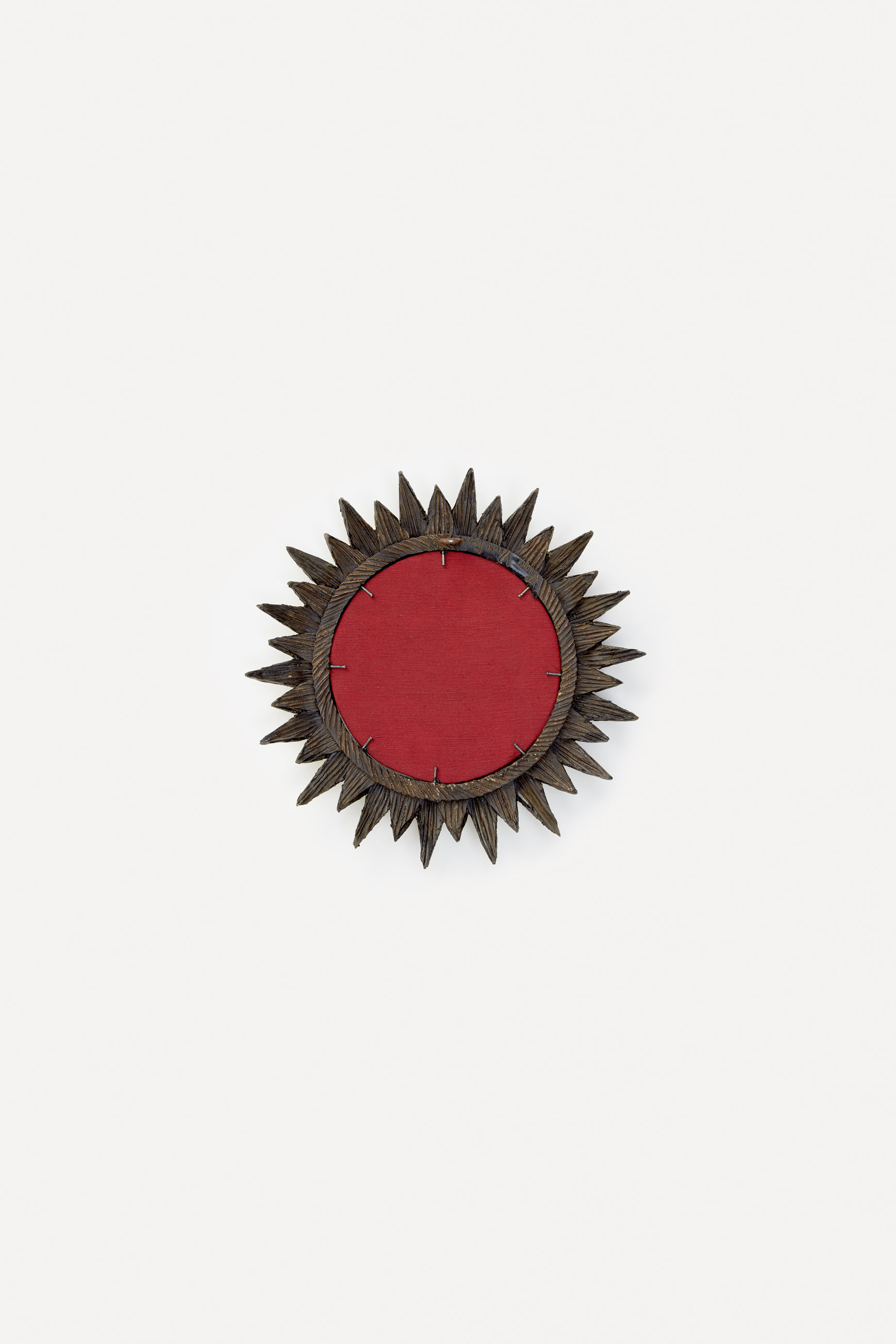 Line Vautrin, Miroir «Soleil à pointes n°1» rouge, vue 01