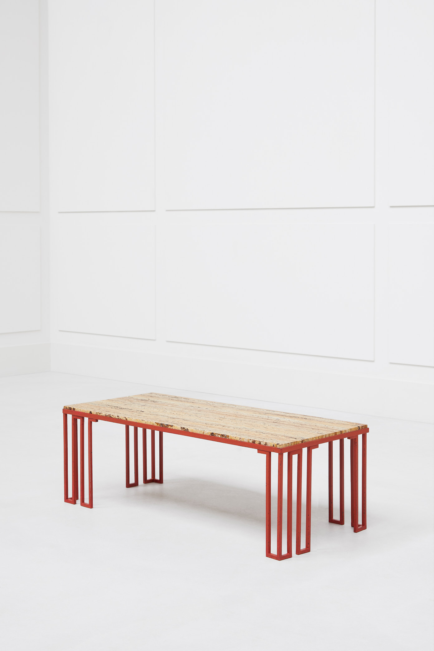 Jean Royère, “Créneaux” coffee table, vue 01