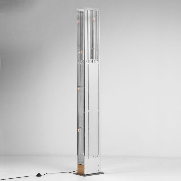 Yonel Lebovici, “Code à barres” floor lamp