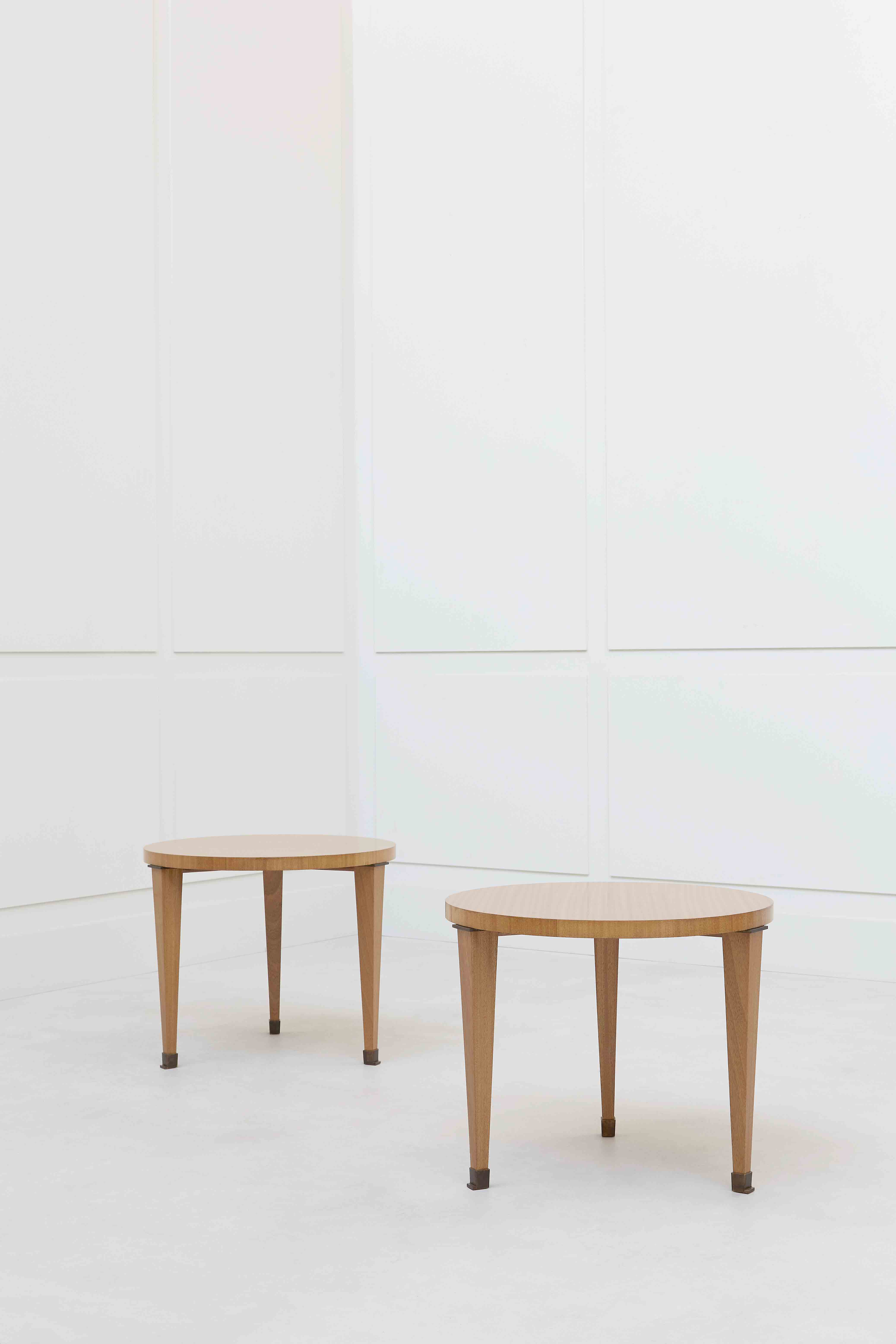 Jacques Quinet, pair of side tables, vue 01