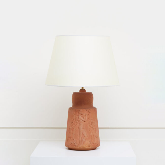 Vadim Androusov, lampe en terre cuite