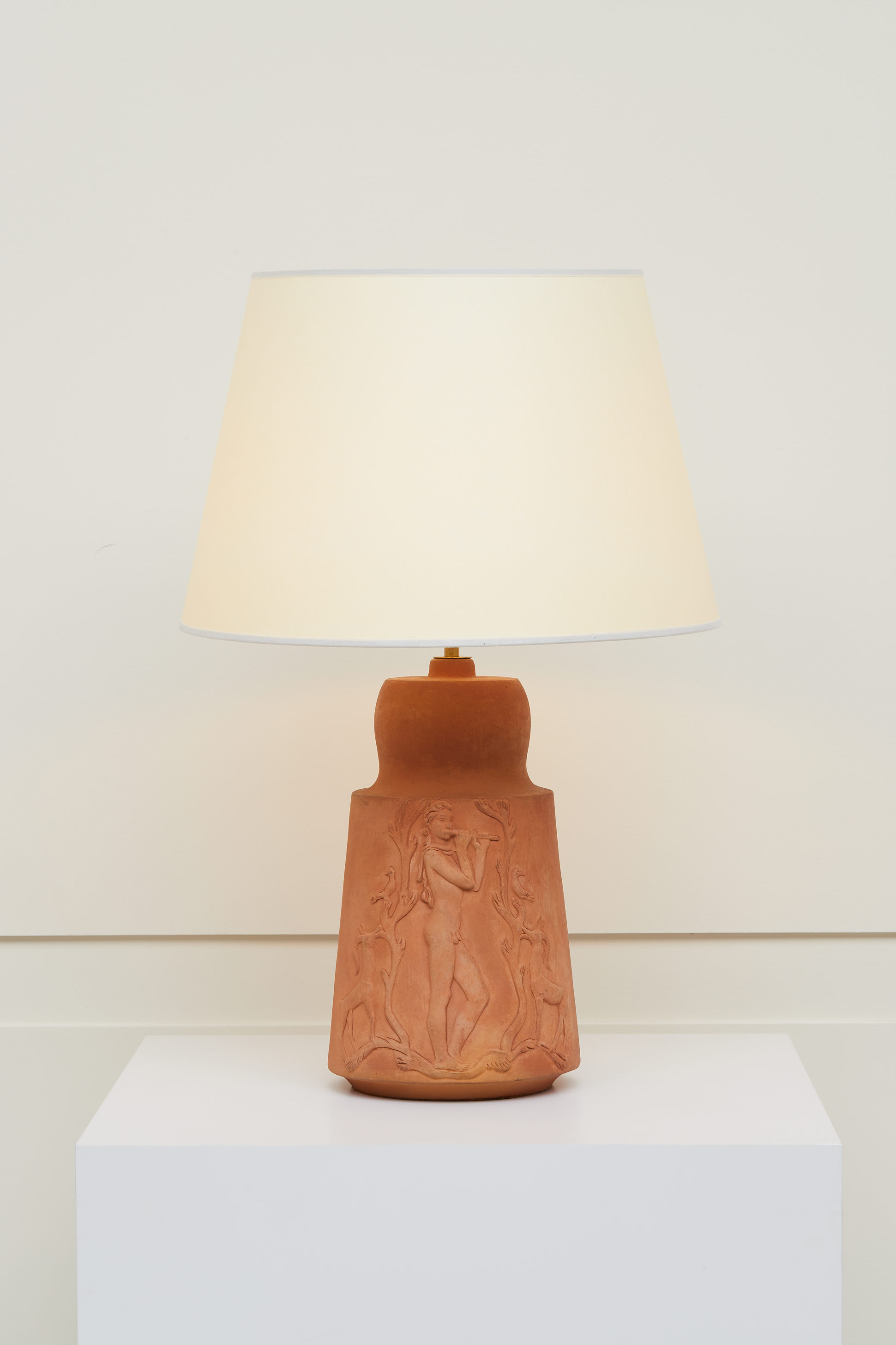 Vadim Androusov, terracota lamp, vue 01