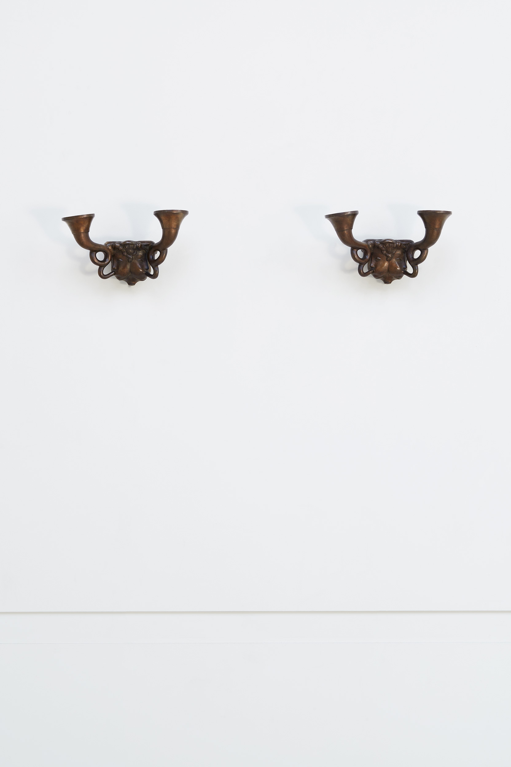 Vadim Androusov, pair of putti sconces, vue 01