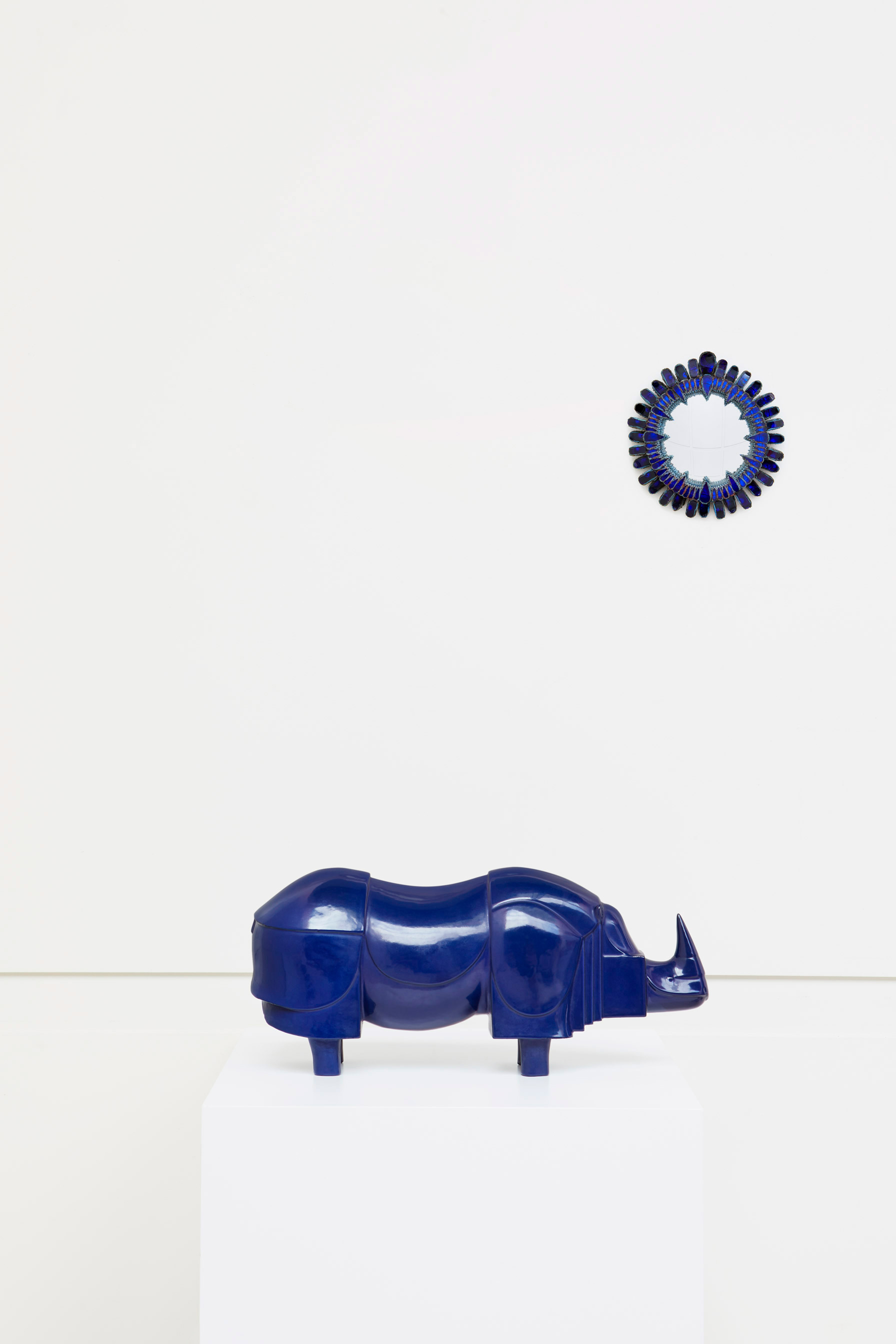 François-Xavier Lalanne, “Rhinocéros bleu”, vue 01