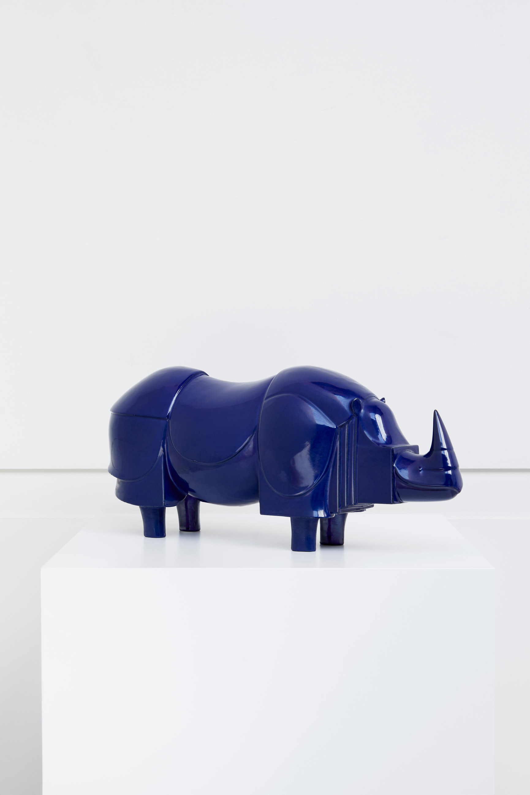 François-Xavier Lalanne, “Rhinocéros bleu”, vue 01