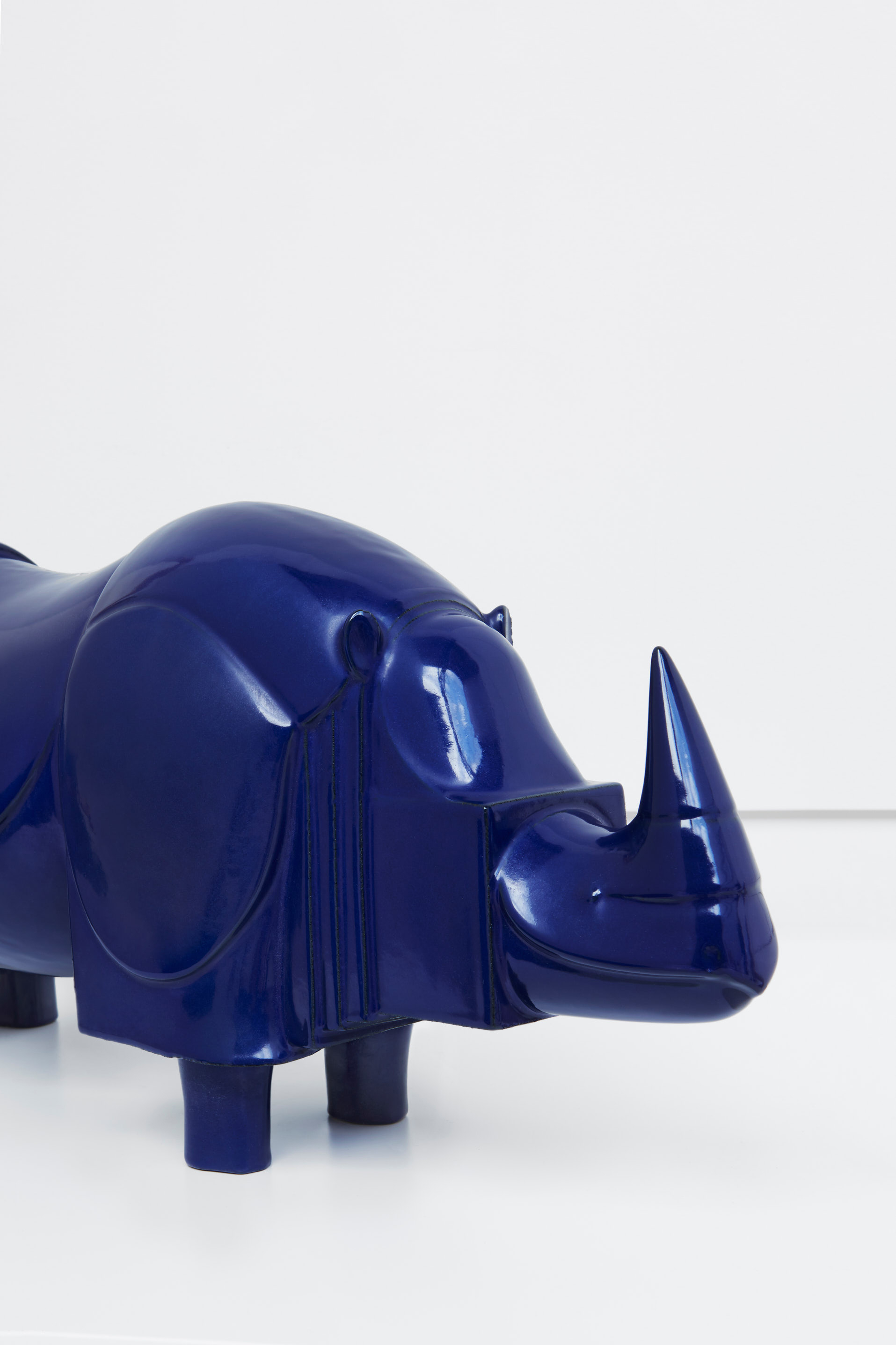 François-Xavier Lalanne, “Rhinocéros bleu”, vue 01