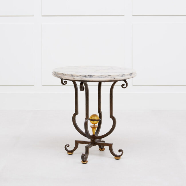 Gilbert Poillerat, Pedestal table