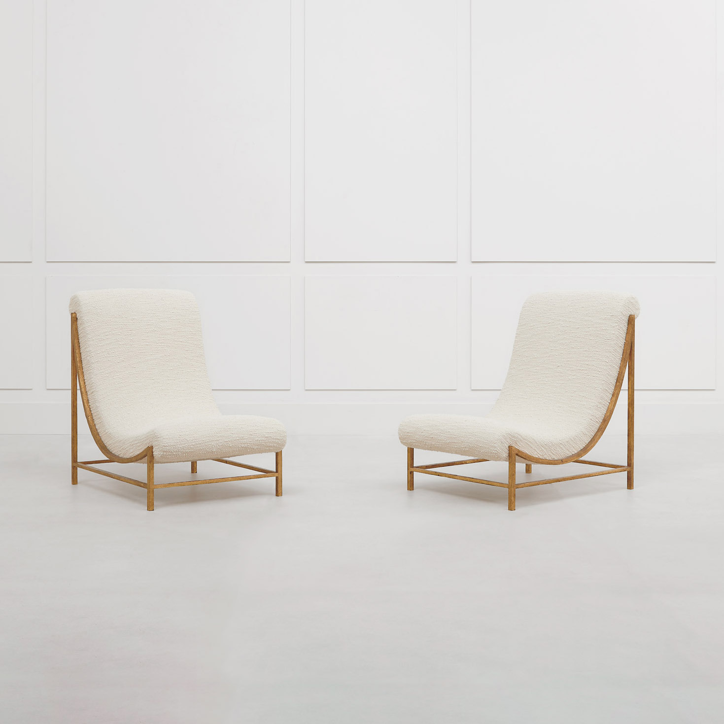 Pair of low chairs