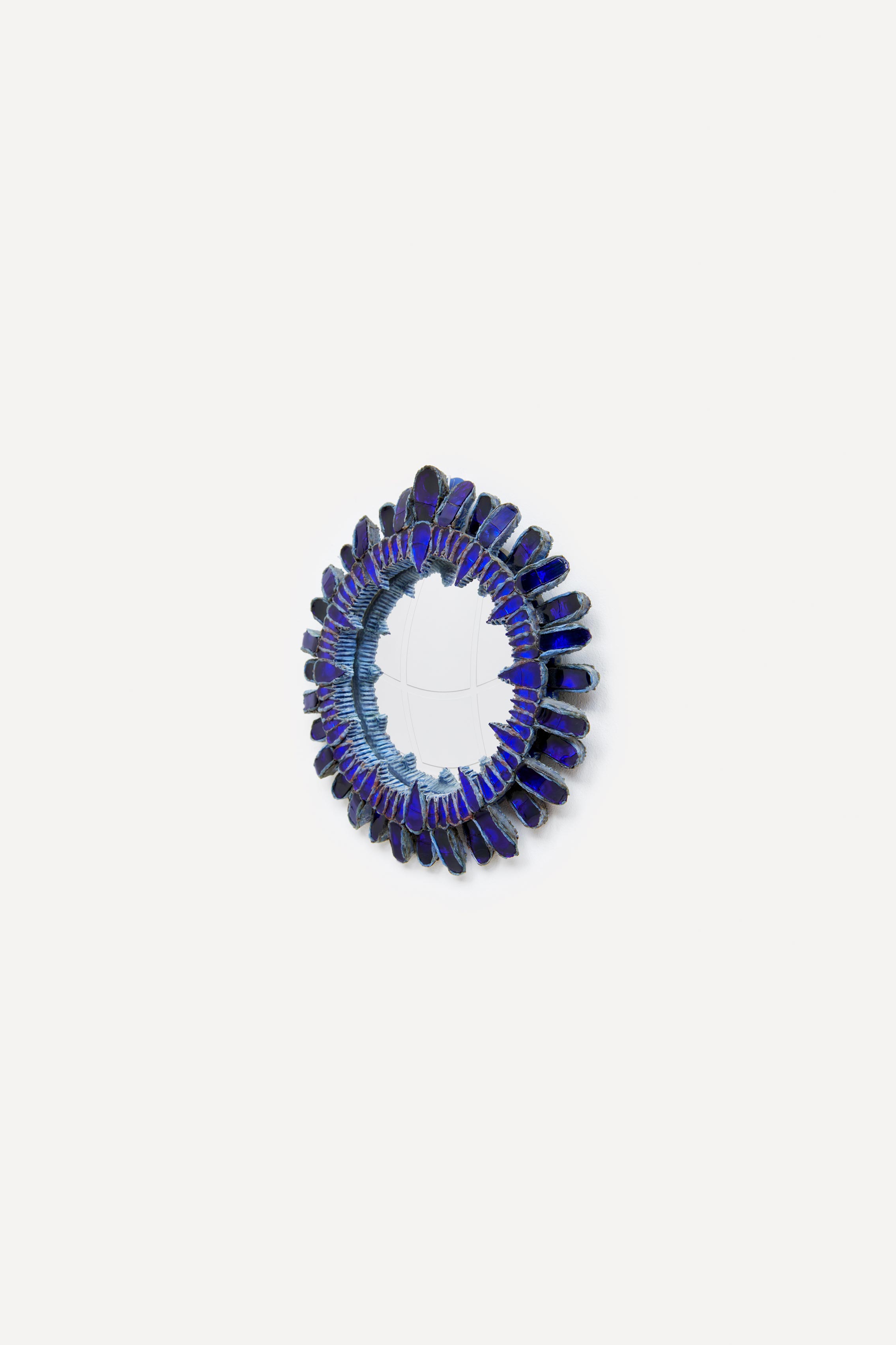 Line Vautrin, miroir « Gribiche » bleu, vue 01