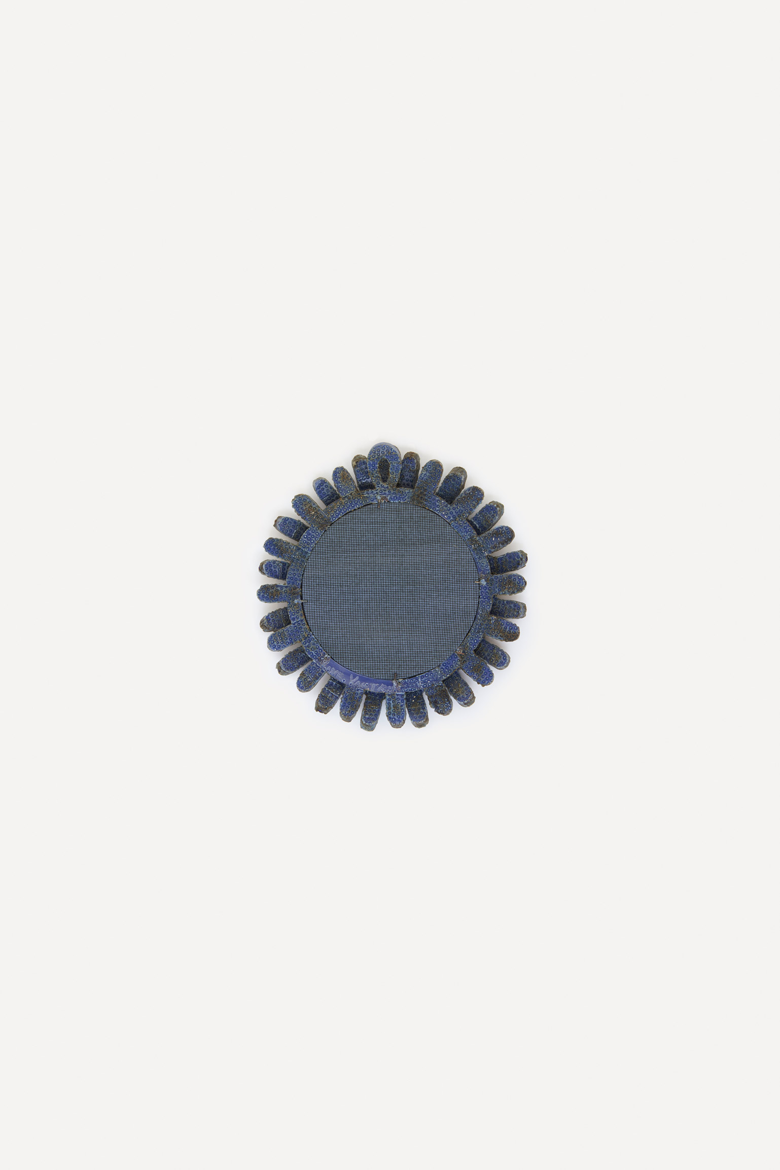 Line Vautrin, miroir « Gribiche » bleu, vue 01