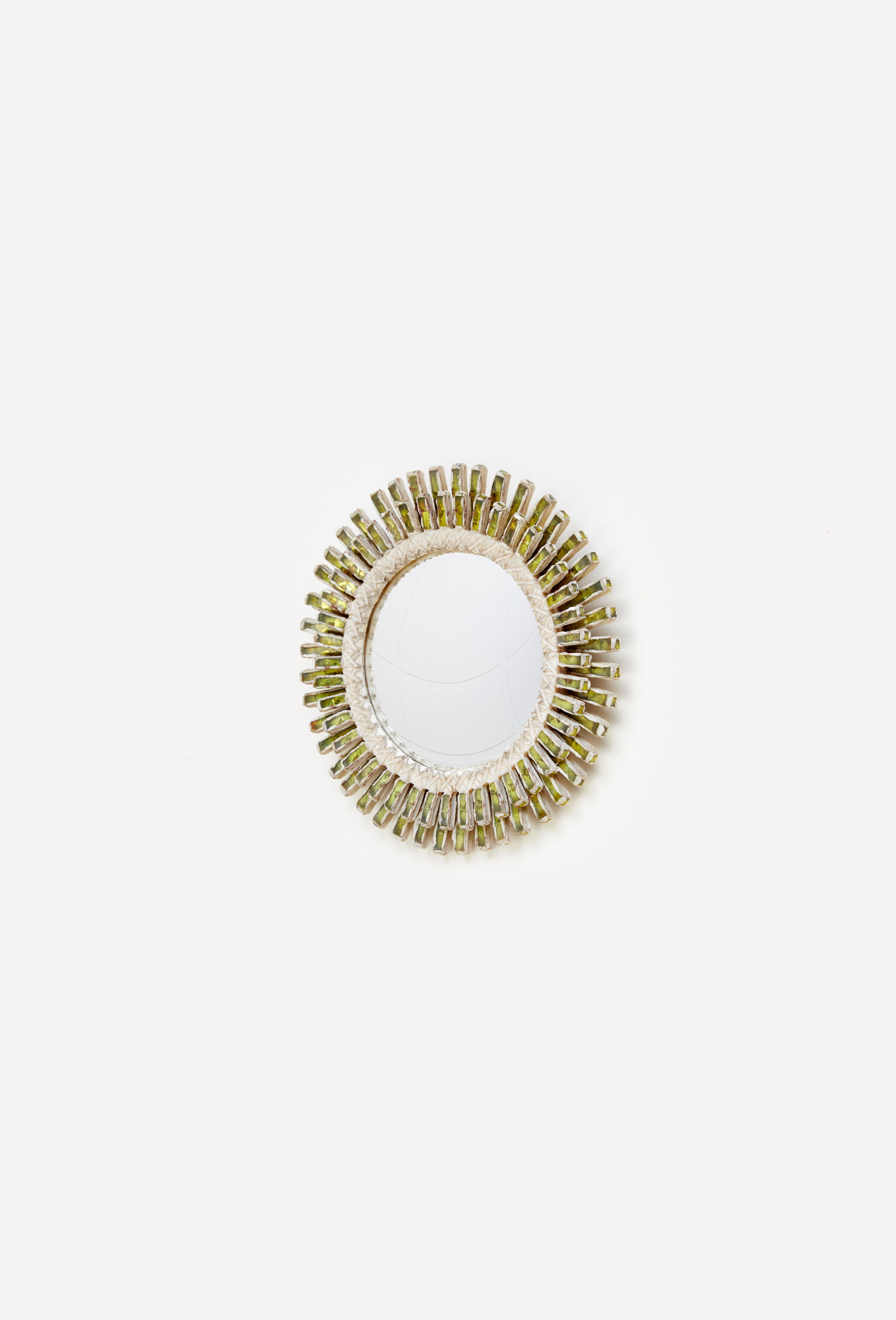 Line Vautrin, miroir « Gerbera » vert, vue 01