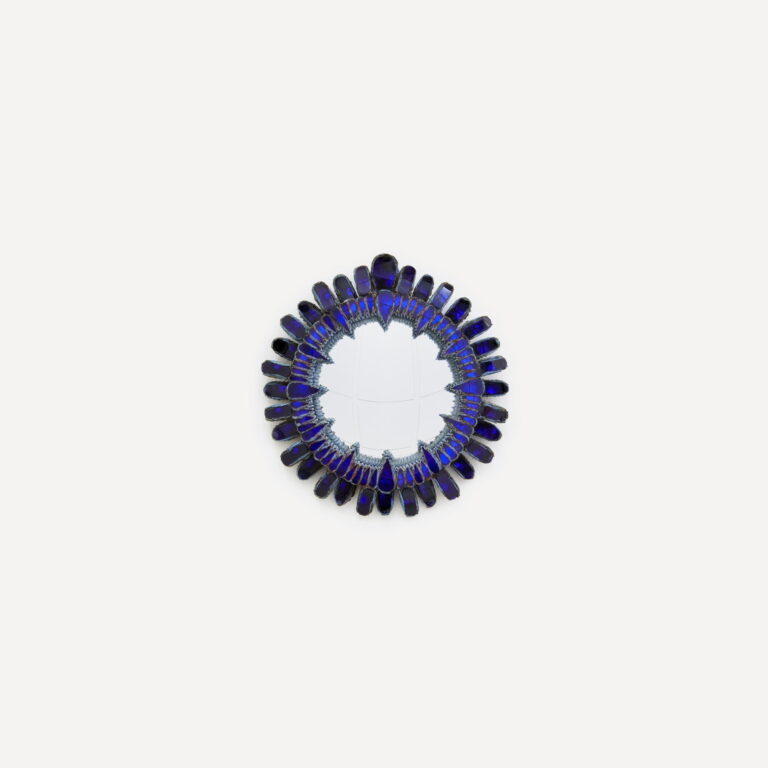 Line Vautrin, blue “Gribiche” mirror