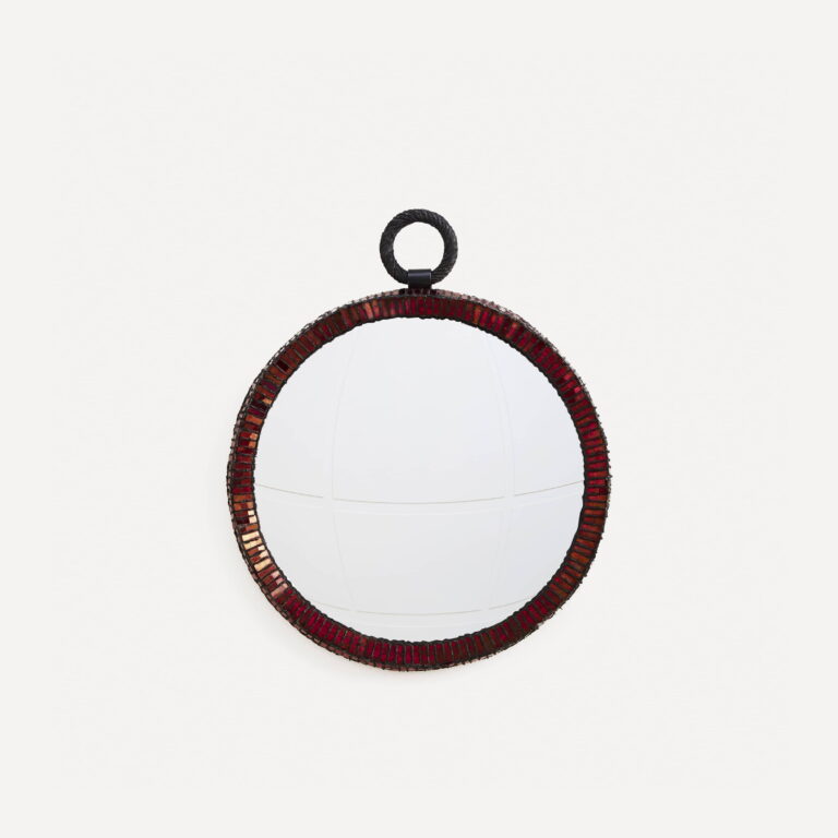 Line Vautrin, red “Montre” mirror