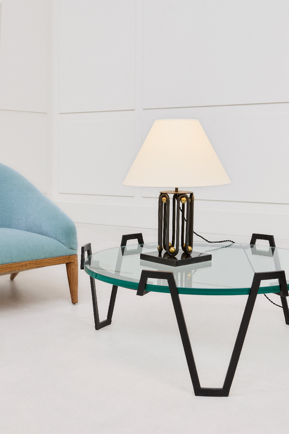 Jean Royère, “Ondulation” lamp, vue 01