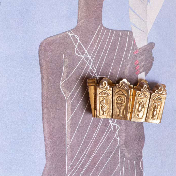 "Les Fontaines" bracelet, circa 1945