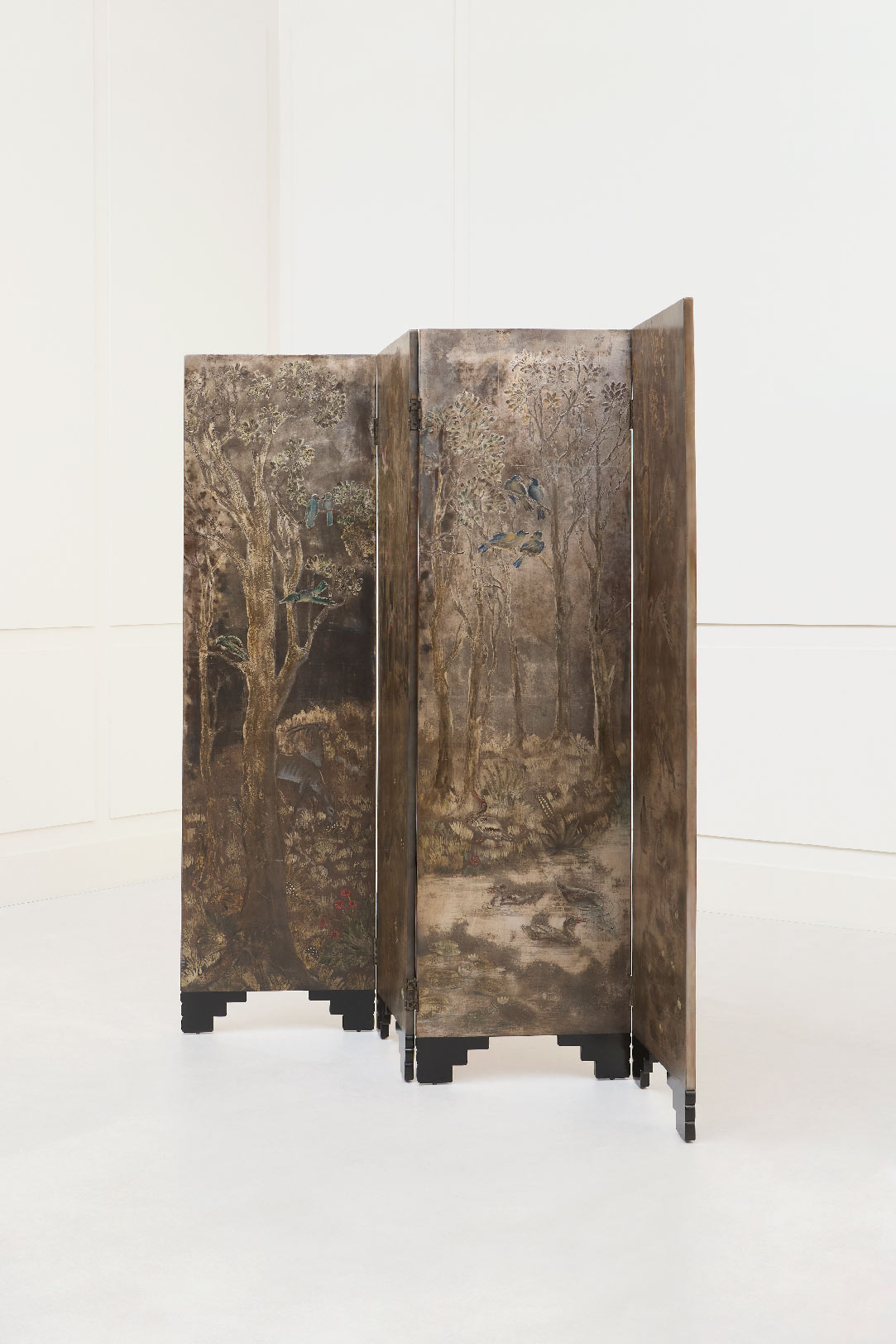 Jean Dunand, Paravent « Forêt », vue 01
