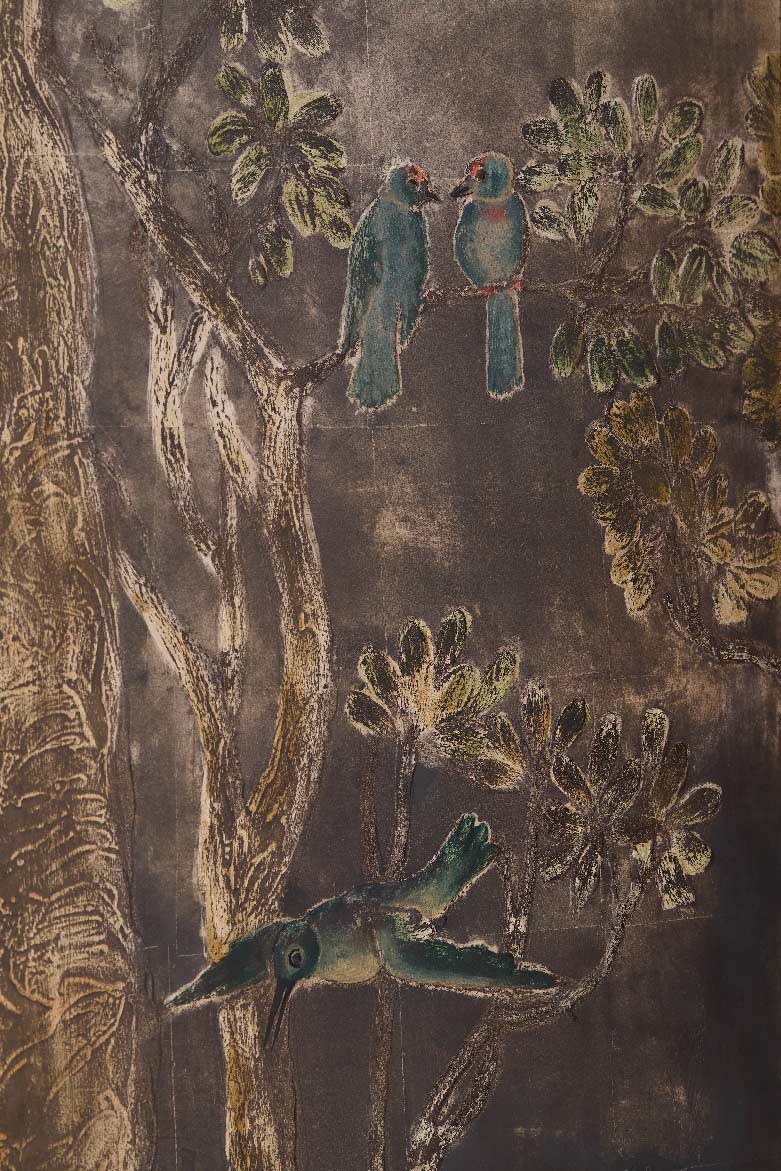 Jean Dunand, Paravent « Forêt », vue 01
