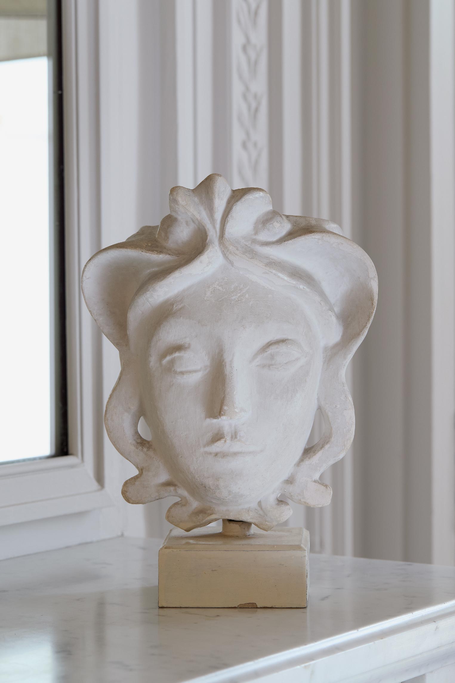 Alberto Giacometti, Lampe « Masque » ou « Masque coiffure », vue 01