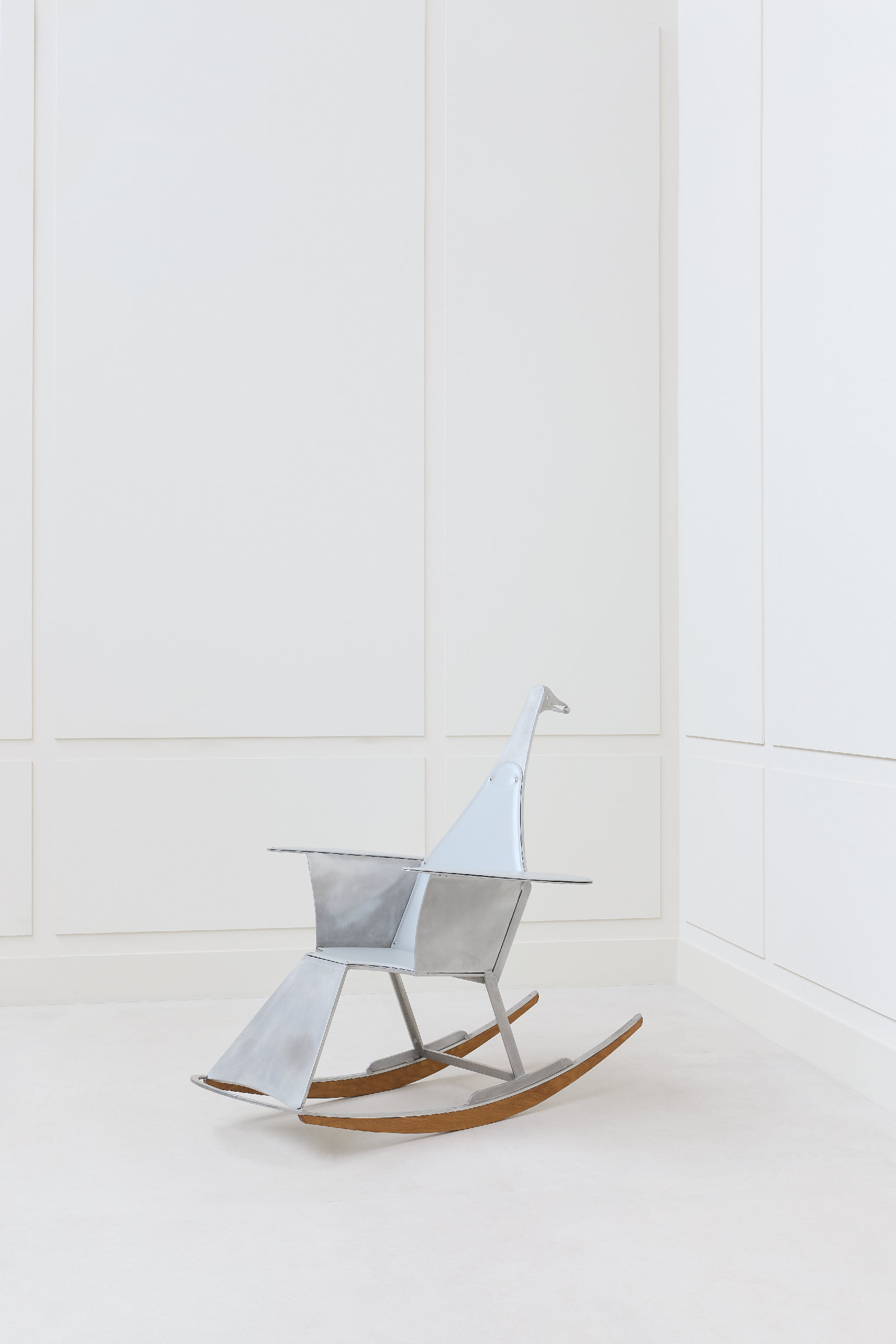 François-Xavier Lalanne, “Oiseau d’Argent” rocking chair, vue 01