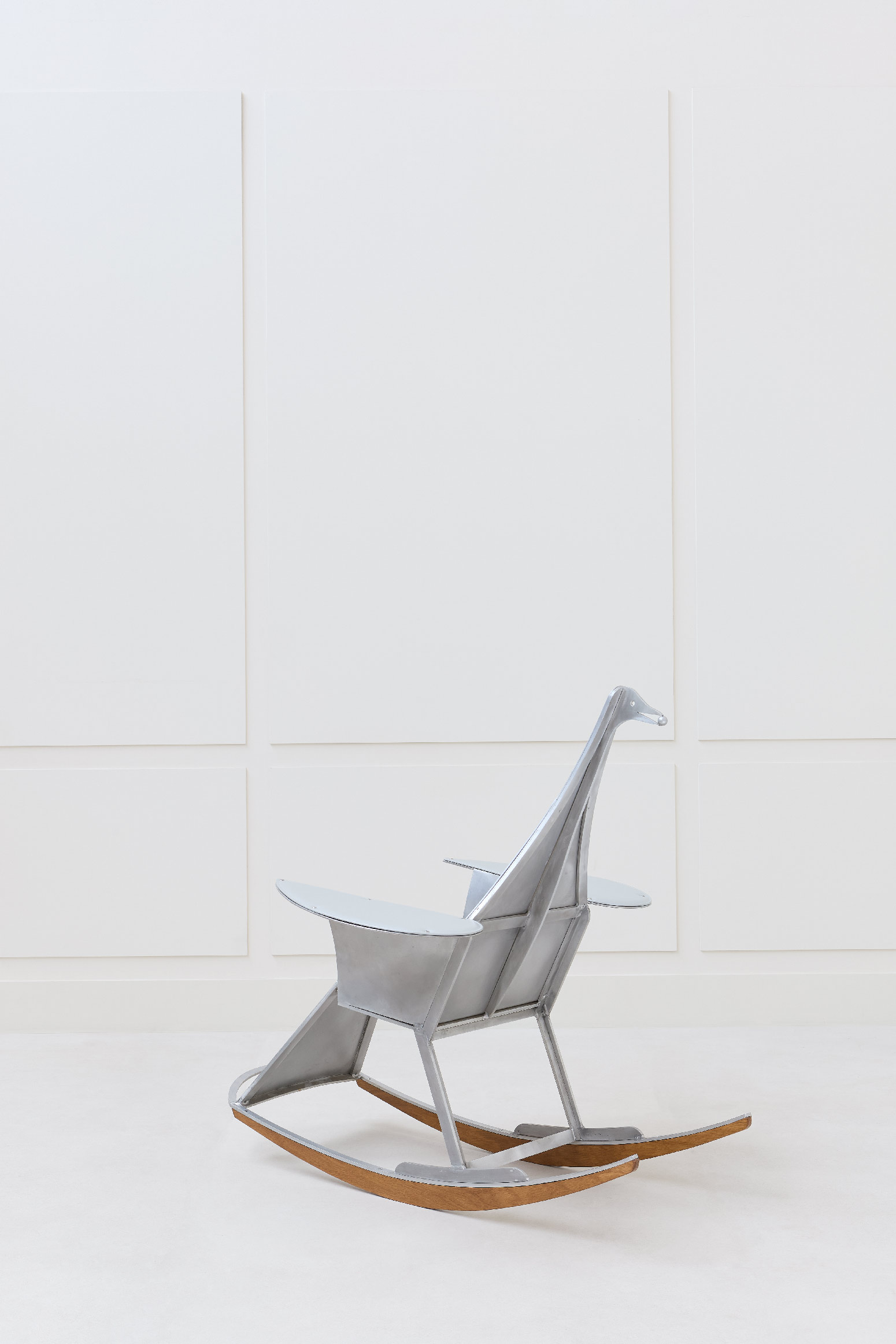 François-Xavier Lalanne, “Oiseau d’Argent” rocking chair, vue 01