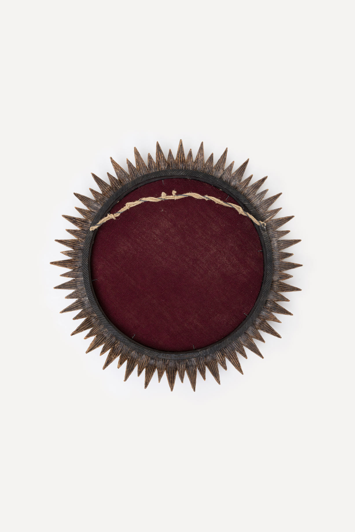 Line Vautrin, Miroir « Soleil à Pointes n°4 » bleu, vue 01