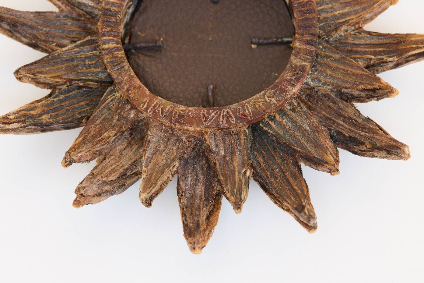 Line Vautrin, Miroir « Soleil à pointes n°0 » doré, vue 01