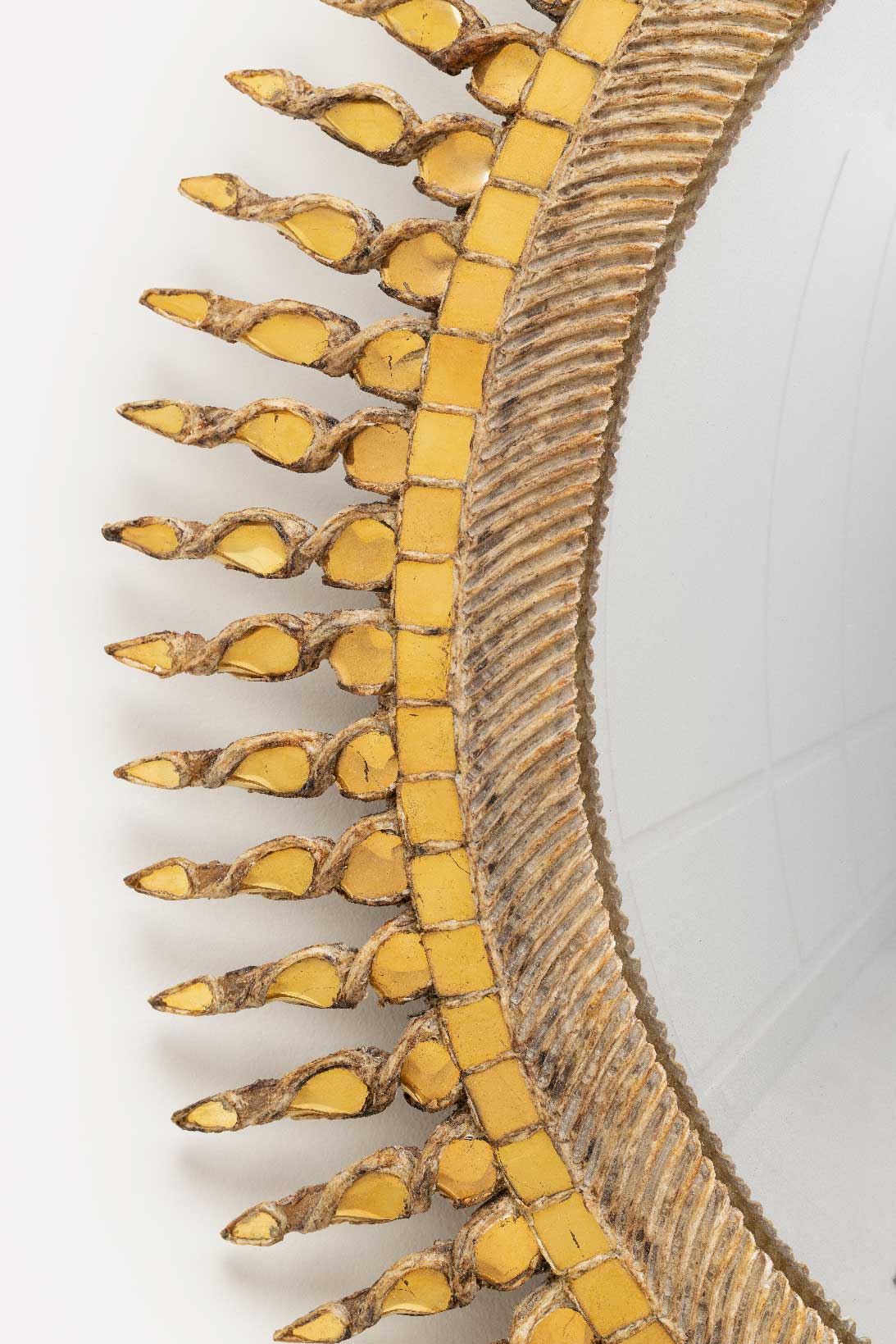 Line Vautrin, Miroir « Soleil doré » grand modèle, vue 01