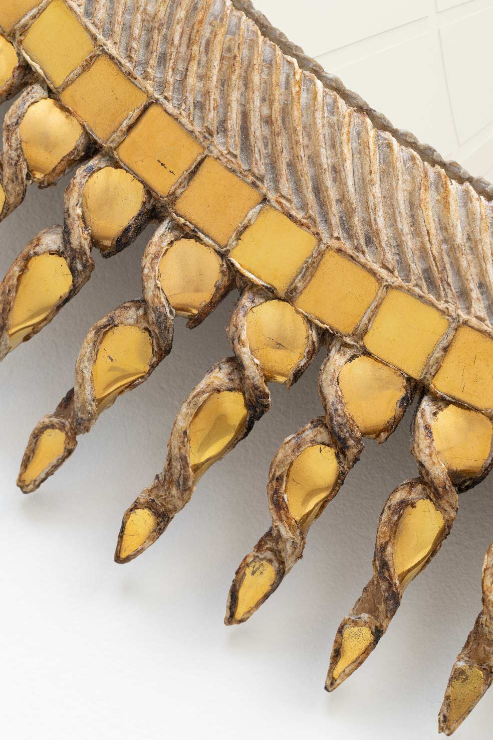 Line Vautrin, Miroir « Soleil doré » grand modèle, vue 01