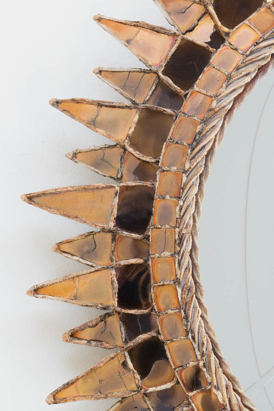 Line Vautrin, Miroir « Soleil à pointes n°3 » mica, vue 01