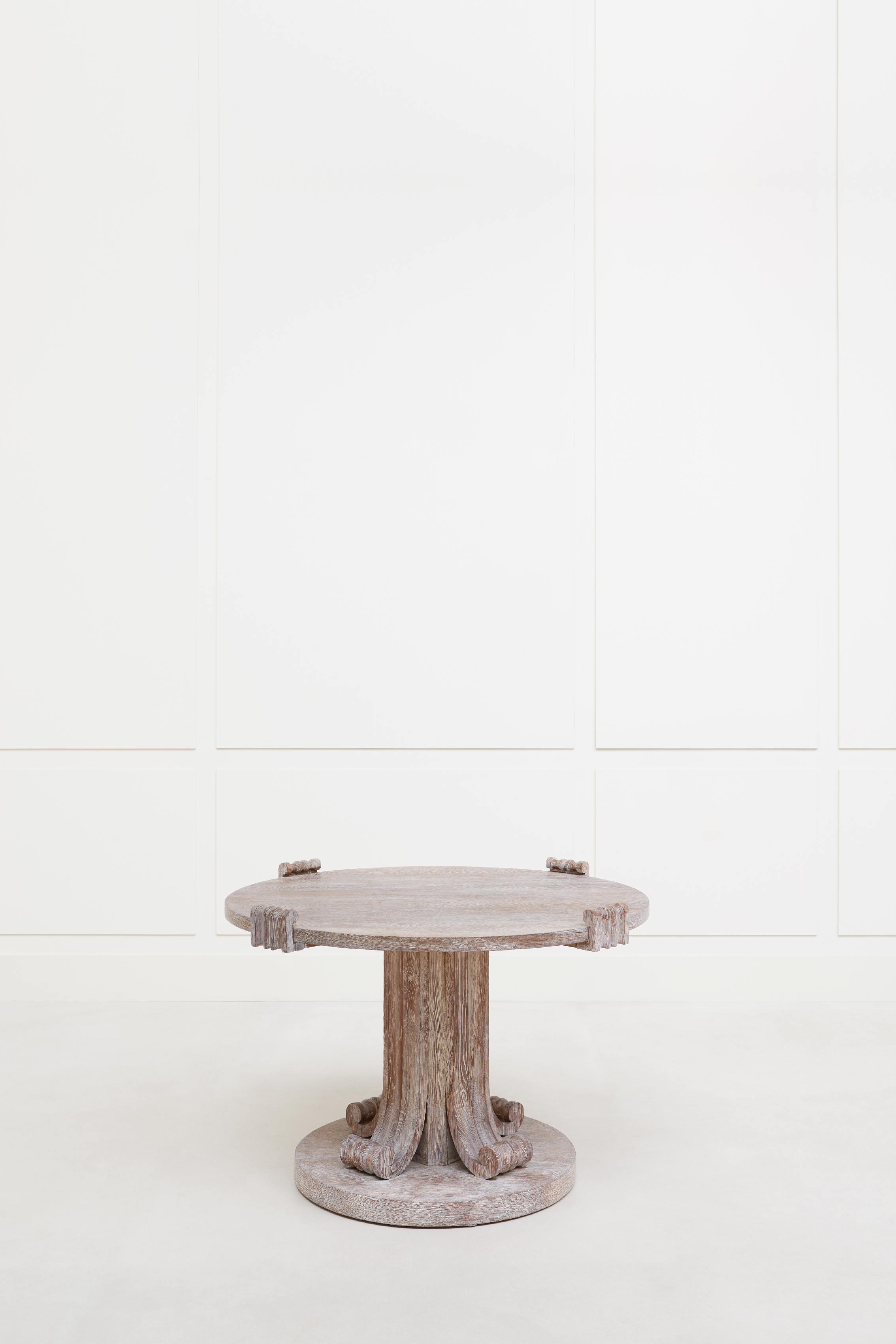 Jean-Charles Moreux & Bolette Natanson, Pedestal table big model, vue 01