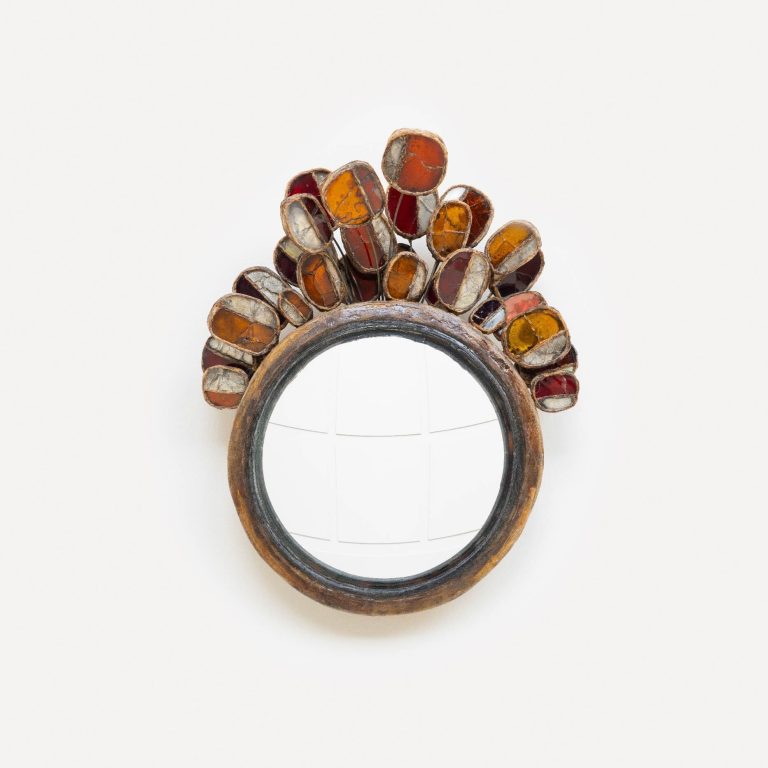 Line Vautrin, Rare “Perruque” mirror